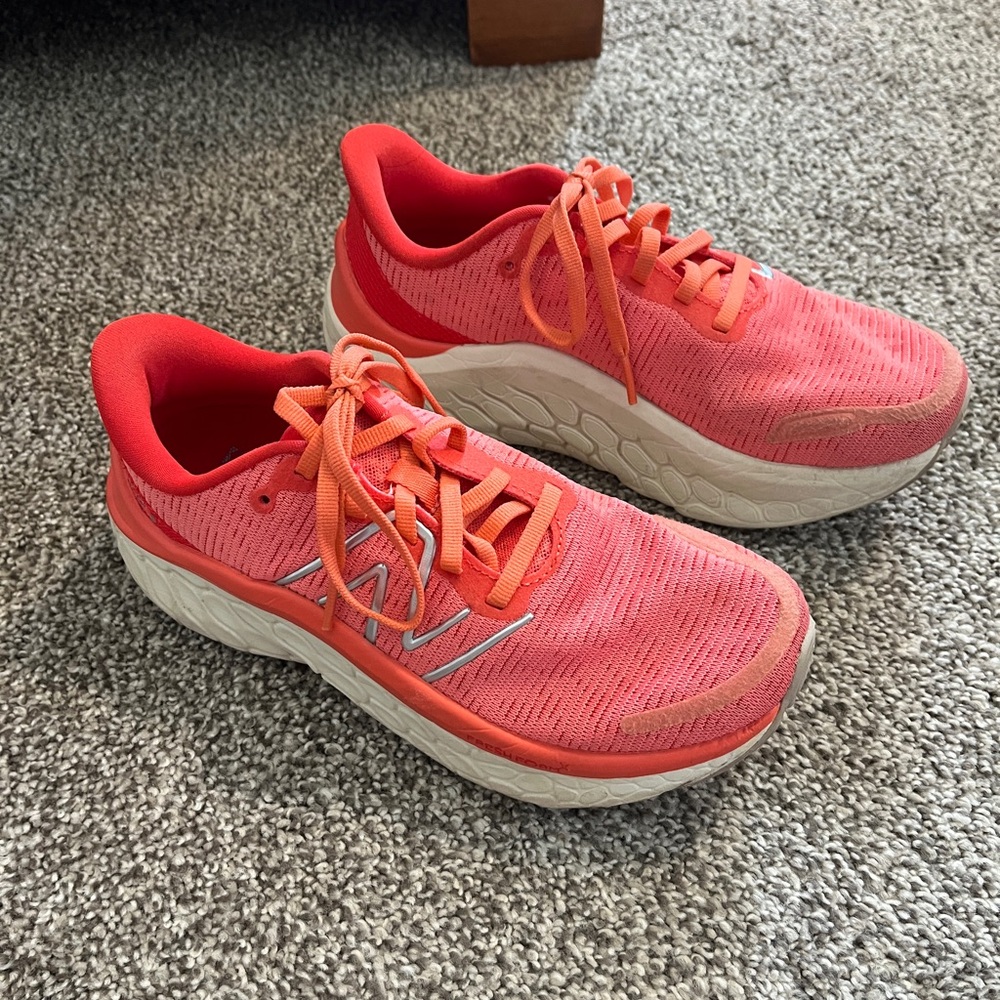 New Balance Pink Athletic Shoes with Breathable Mesh